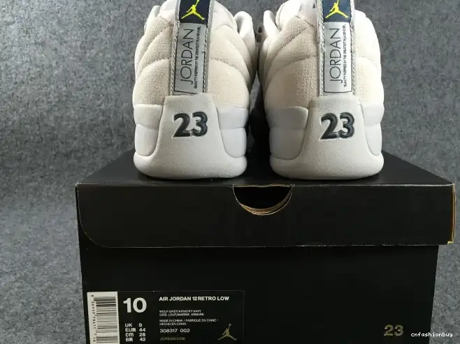 12 Air Suede Jordan Grey Low 308317-002 0612